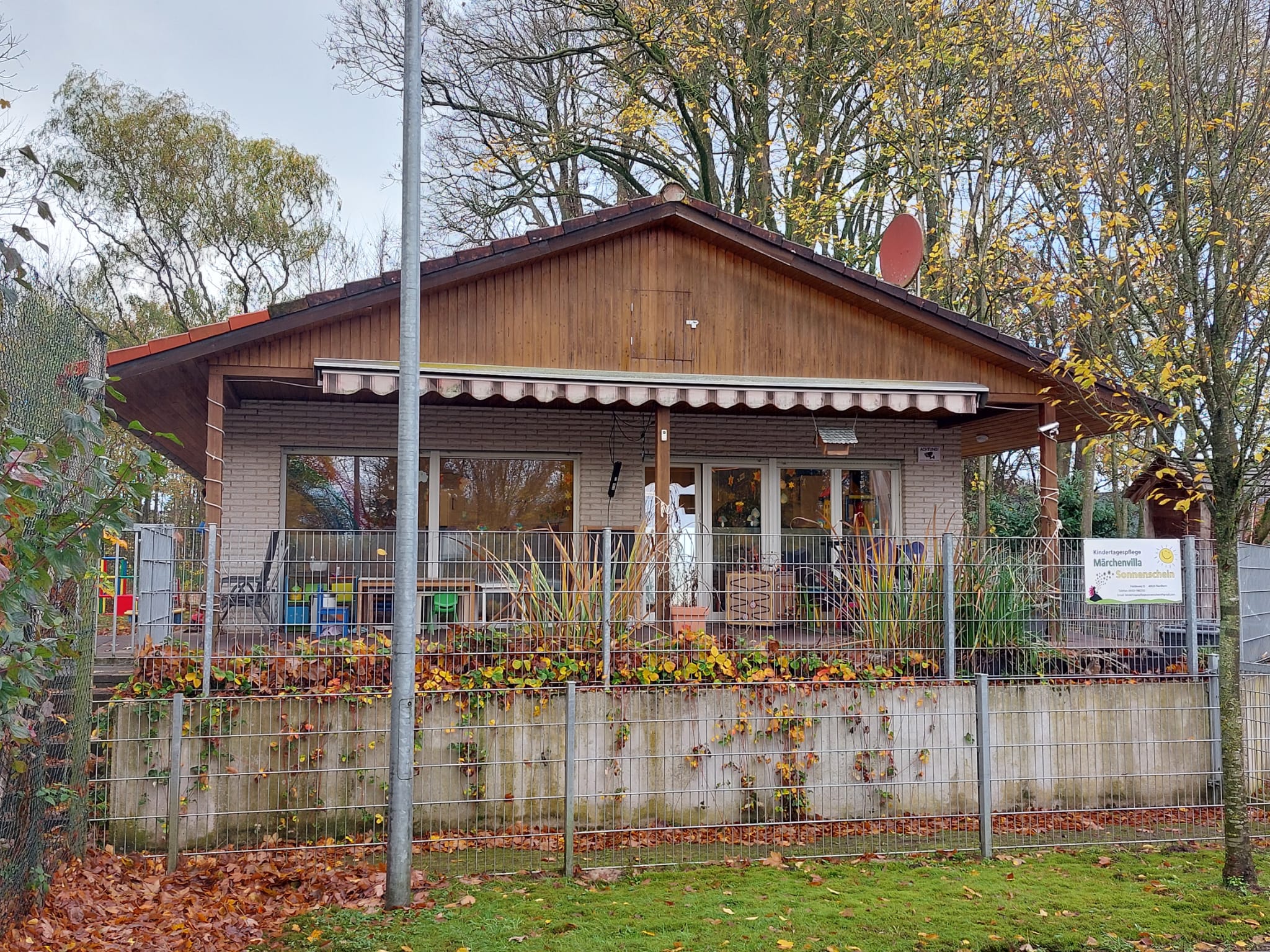 Draußenansicht des hauses